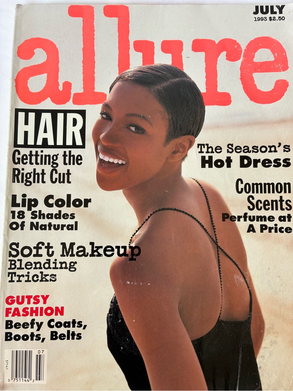 Allure Magazine July 1993 Naomi Campbell